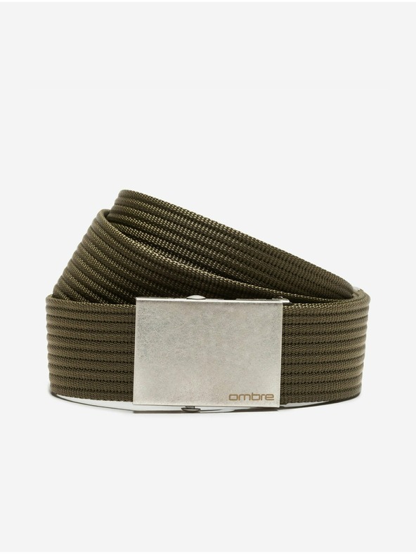 Ombre Clothing Kaki moški pas Ombre oblačila