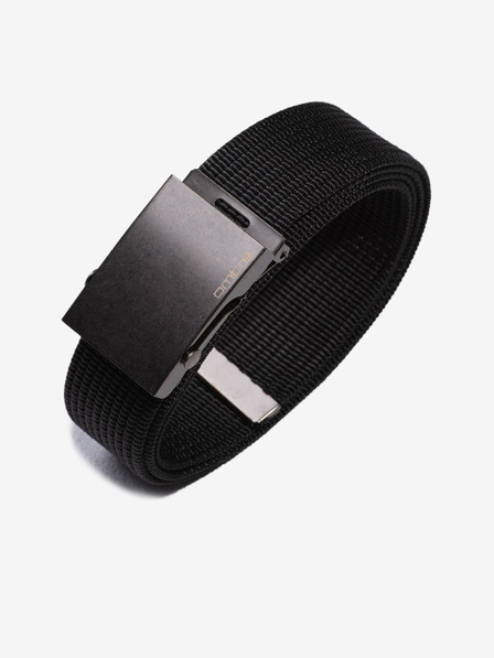 Ombre Clothing Črni moški pas iz blaga Ombre oblačila