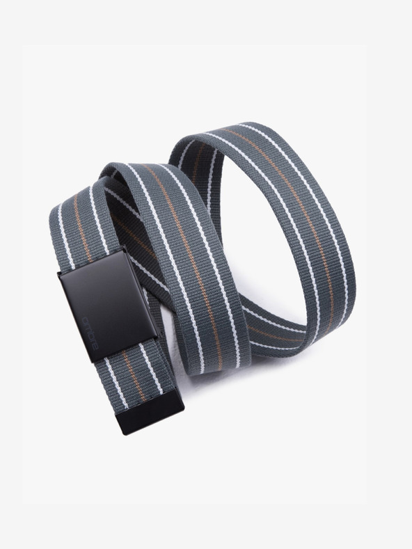 Ombre Clothing Moški pas iz blaga - siv A648