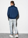 Ombre Clothing Moška pomladanska jakna C439 - mornarska barva