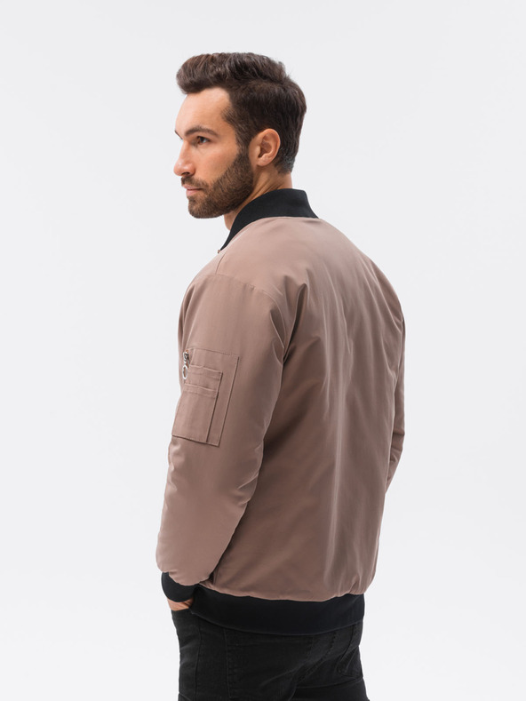 Ombre Clothing Bež moški bomber C516