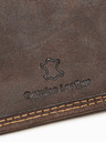 Ombre Clothing Rjava moška usnjena denarnica Ombre Clothing A091