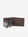 Ombre Clothing Moška usnjena denarnica - rjava A092