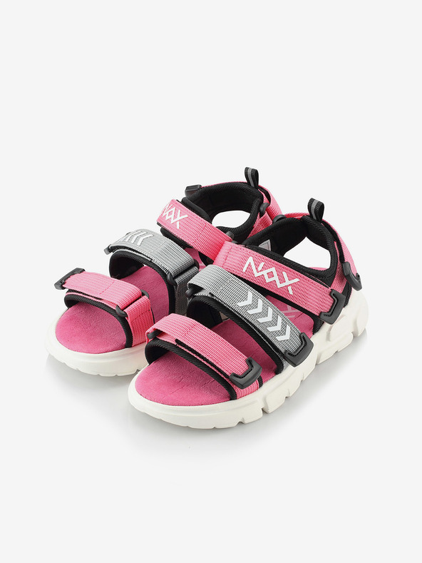 NAX Sivo-rožnati dekliški sandali NAX Nesso