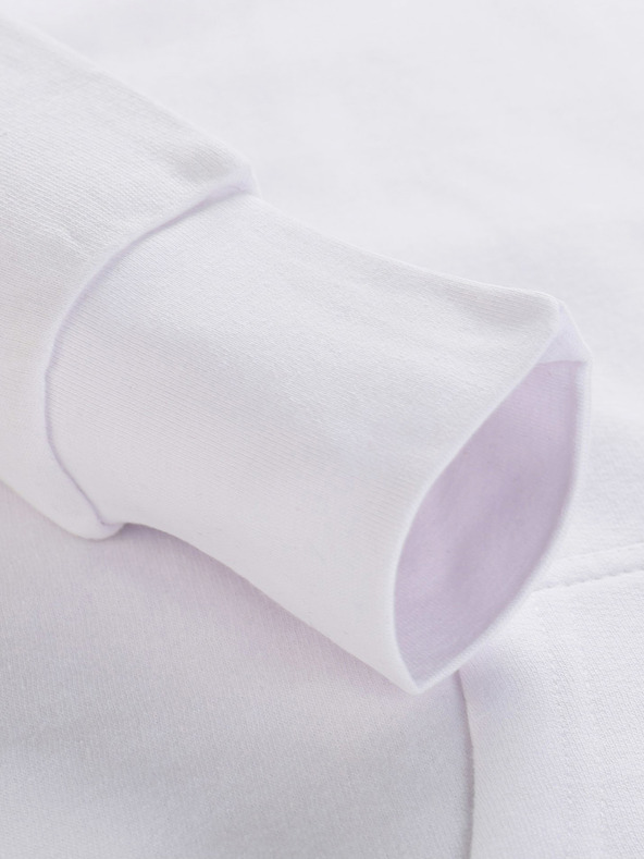 NAX Ženska majica s kapuco NAX UKIMA bela