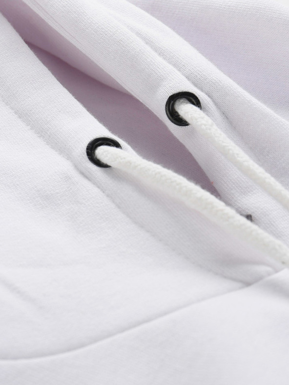 NAX Ženska majica s kapuco NAX UKIMA bela