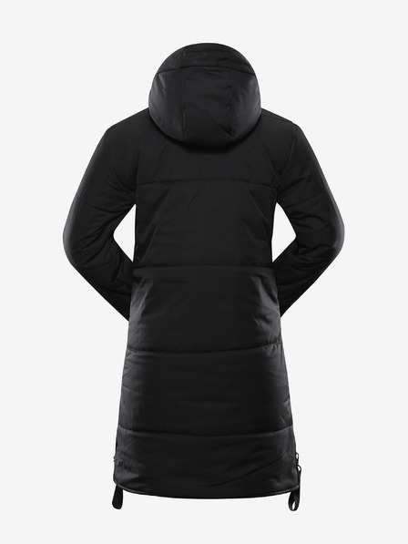 NAX Črn ženski zimski plašč NAX KAWERA