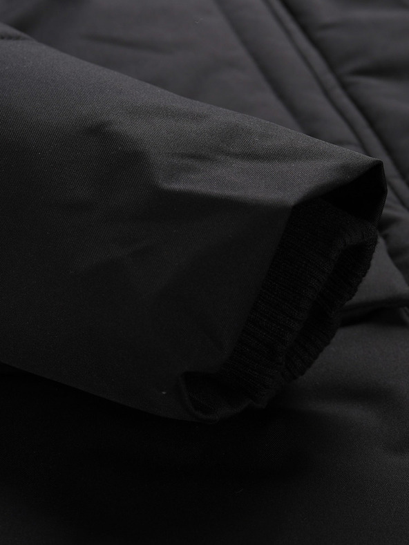 NAX Črn ženski zimski plašč NAX KAWERA