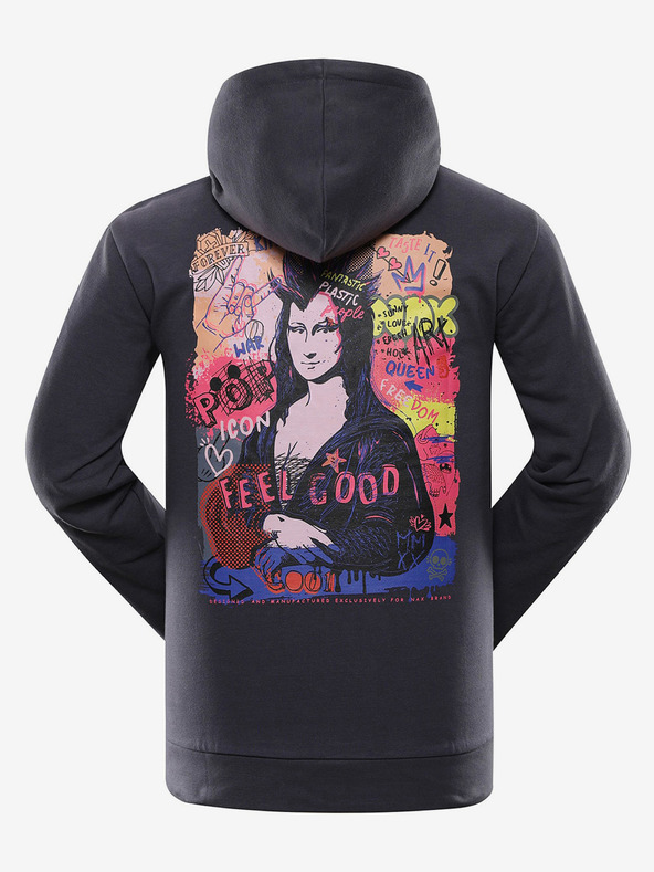 NAX Moška majica NAX NAX LIMEN siva