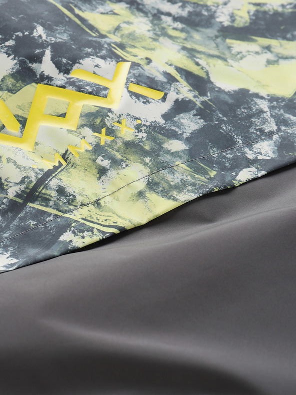 NAX Rumeno-črna moška vzorčasta jakna NAX ZALEW