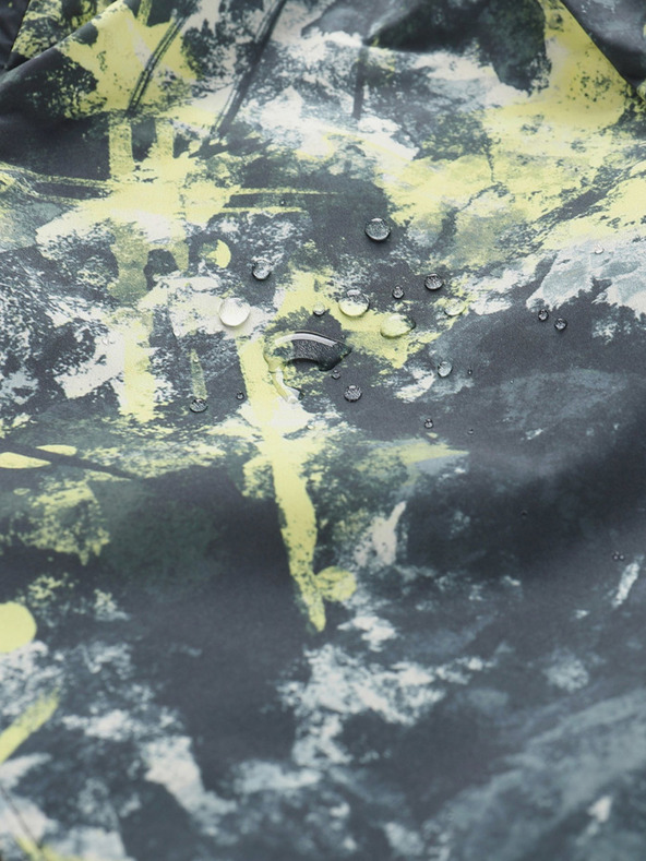 NAX NAX IMUFO Rumena in bež otroška jakna z vzorcem