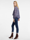 Orsay Modra ženska vzorčasta bluza ORSAY