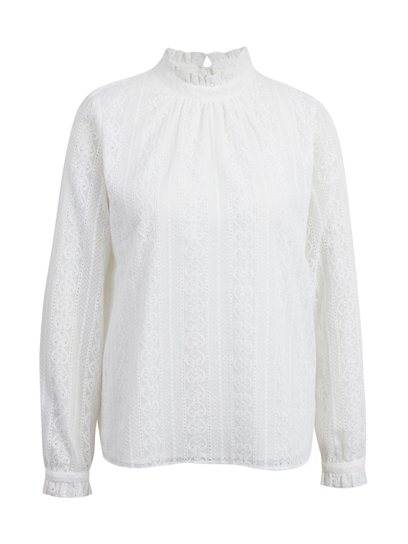 Orsay Bela ženska čipkasta bluza ORSAY