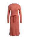 Orsay Opečnata ženska puloverska obleka z mešanico volne ORSAY