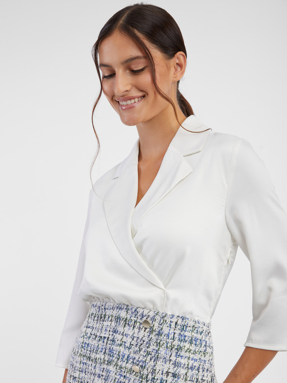 Orsay Modro-bela ženska obleka ORSAY