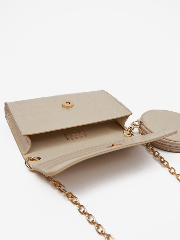 Orsay Bež bočna torba z motivom krokodiljeve kože ORSAY za ženske