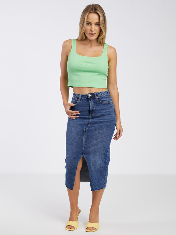 Pieces Zelena ženska majica Nukisa