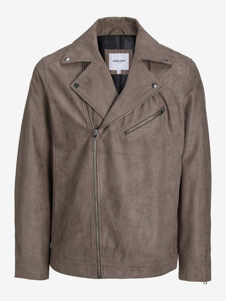 Jack & Jones Rjava moška jakna iz semiša Jack & Jones Rocky
