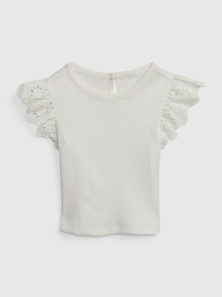GAP Baby tričko s volánikmi