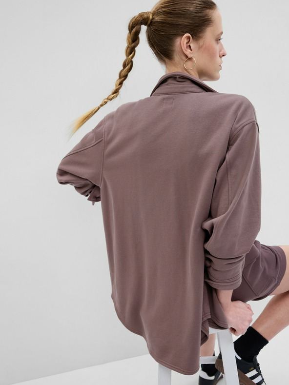 GAP Oversize zateplená košeľová bunda Vintage GAP