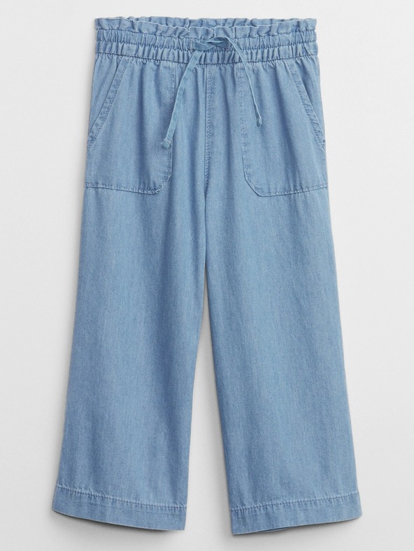 GAP Baby široke chambray hlače GAP