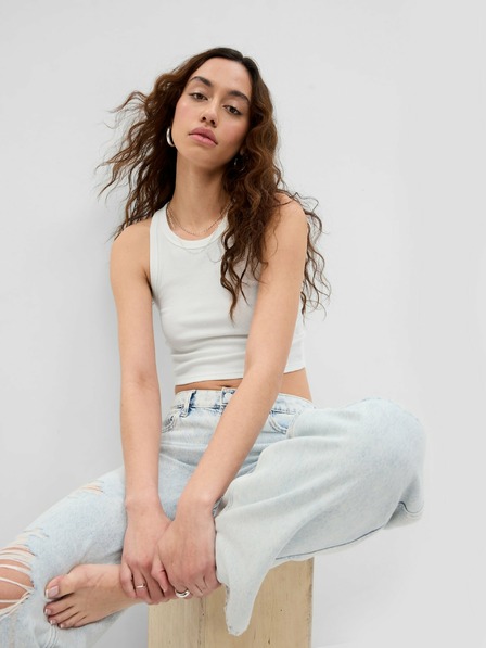 GAP Crop top na ramienka GAP