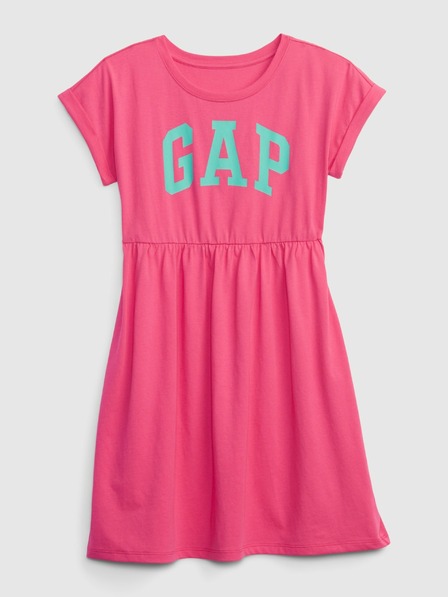 GAP Otroška obleka z logotipom GAP