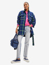 Desigual Desigual Paris Modra karirasta srajčna jakna