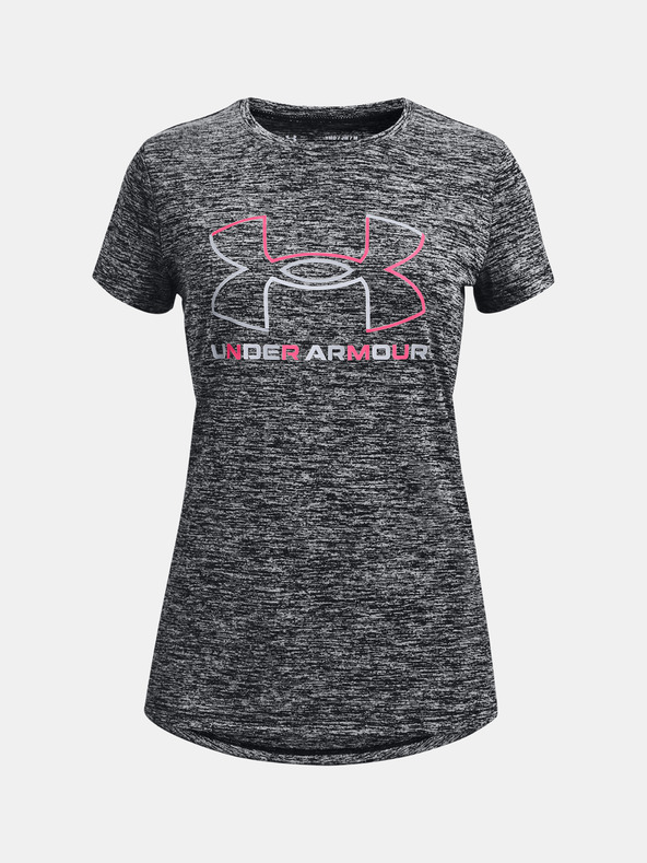 Under Armour Dekliška majica Under Armour Tech BL Twist SS-PNK
