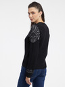 Orsay Črn ženski vzorčast pulover ORSAY