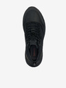 Geox Črne moške gležnjarske superge z usnjenimi detajli Geox Sterrato