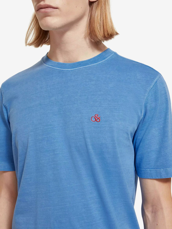 Scotch & Soda Modra moška majica Scotch & Soda