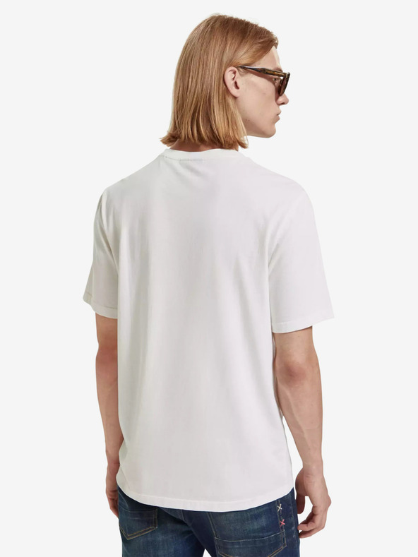 Scotch & Soda Bela moška majica Scotch & Soda