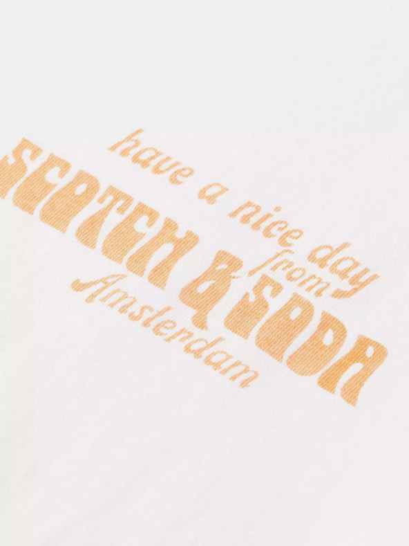 Scotch & Soda Bela moška majica Scotch & Soda