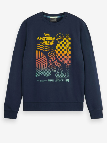 Scotch & Soda Modra moška majica Scotch & Soda