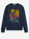 Scotch & Soda Modra moška majica Scotch & Soda