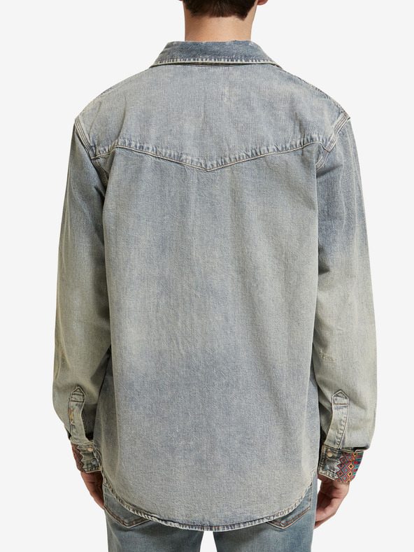 Scotch & Soda Svetlomodra moška srajca iz džinsa Scotch & Soda