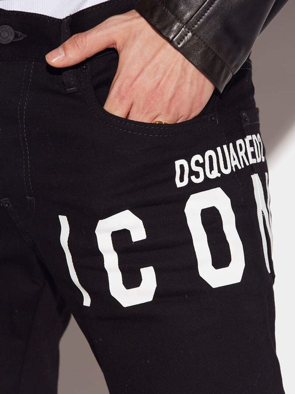 DSQUARED2 Črne moške hlače DSQUARED2