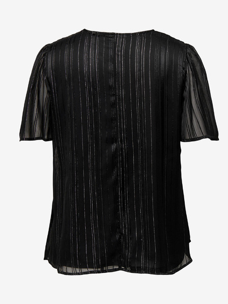 ONLY CARMAKOMA Črna ženska bluza ONLY CARMAKOMA Romana