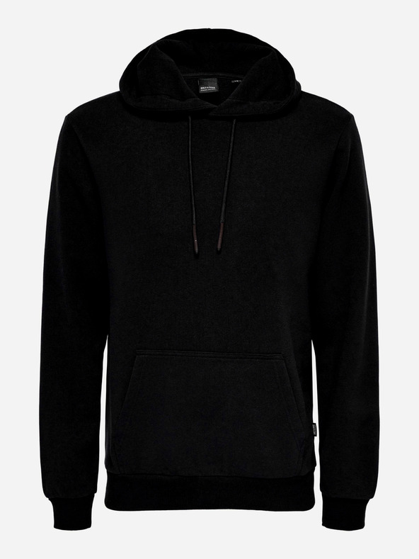 ONLY & SONS Temno modra moška osnovna majica s kapuco ONLY & SONS Ceres