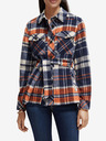 Scotch & Soda Modra ženska lahka kratka jakna z mešanico volne Scotch & Soda