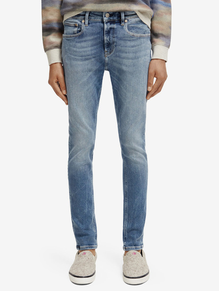Scotch & Soda Modre ženske tanke kavbojke Scotch & Soda