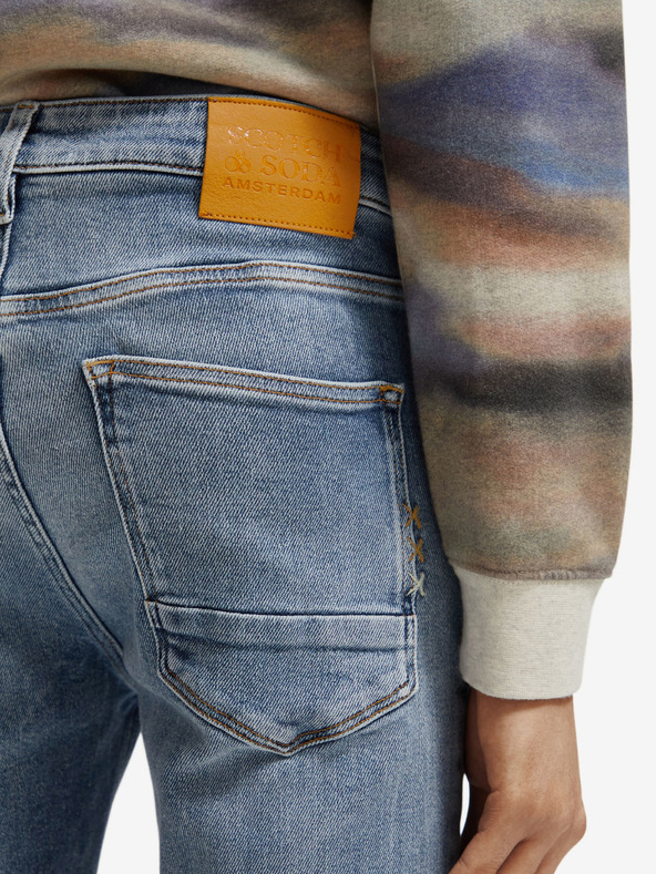 Scotch & Soda Modre ženske tanke kavbojke Scotch & Soda