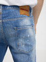 DSQUARED2 Modre moške kavbojke ravni kroj DSQUARED2