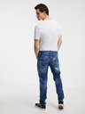 DSQUARED2 Modre moške kavbojke ravnega kroja DSQUARED2