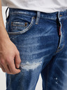 DSQUARED2 Modre moške kavbojke ravnega kroja DSQUARED2