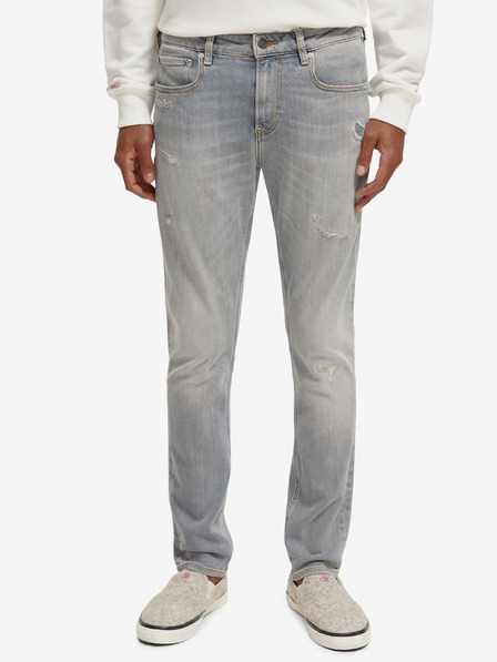 Scotch & Soda Sive moške kavbojke ozkega kroja Scotch & Soda