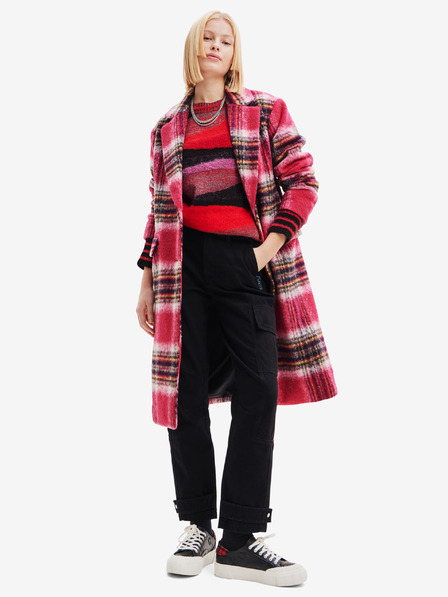 Desigual Roza ženski pleteni plašč Desigual Tommy iz volnene mešanice