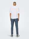 ONLY & SONS Modre moške hlače chino s platnom ONLY & SONS Mark