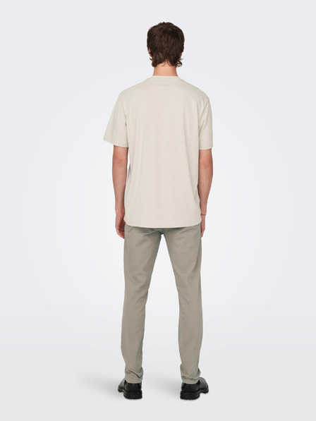 ONLY & SONS Bež moška majica ONLY & SONS Oren